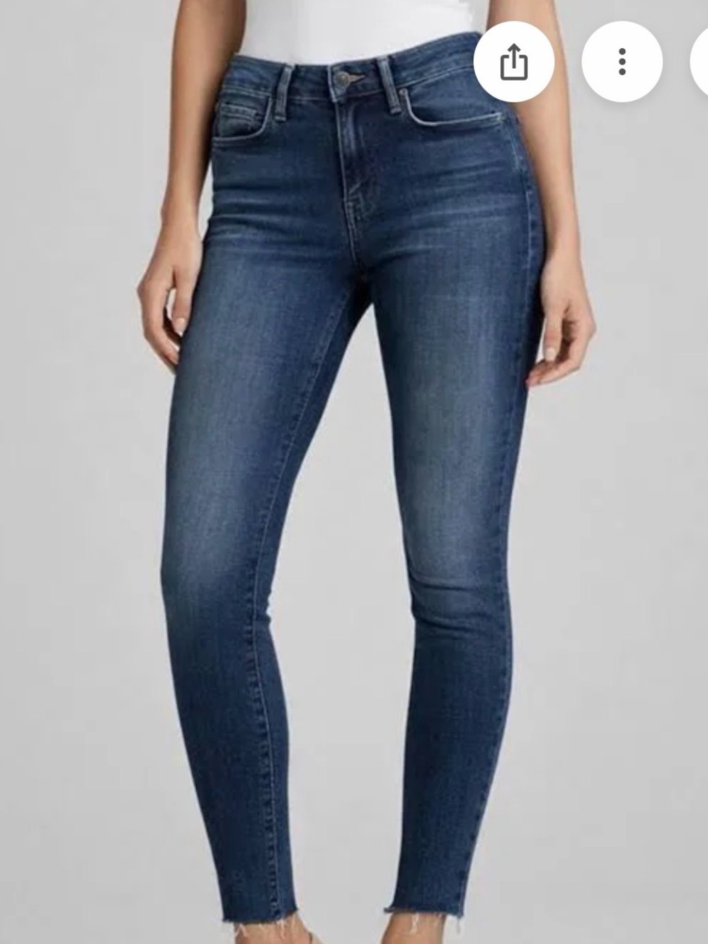Mother Jeans (The Looker Ankle Fray)
